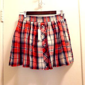 NWT Tobi Plaid/Tartan Skirt